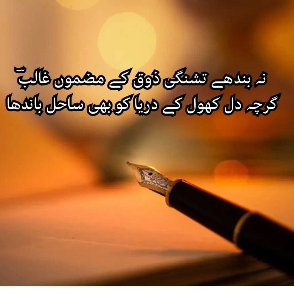 Best Mirza Ghalib Poetry in Urdu