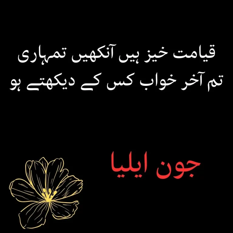 Jaun Elia Poetry: Best 50+jaun elia poetry In Urdu-(جون ایلیا کی اردوشاعری) – Poeticexplorers