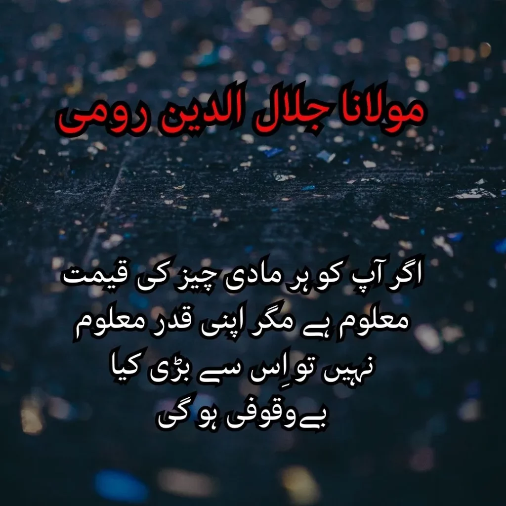deep maulana rumi quotes in urdu