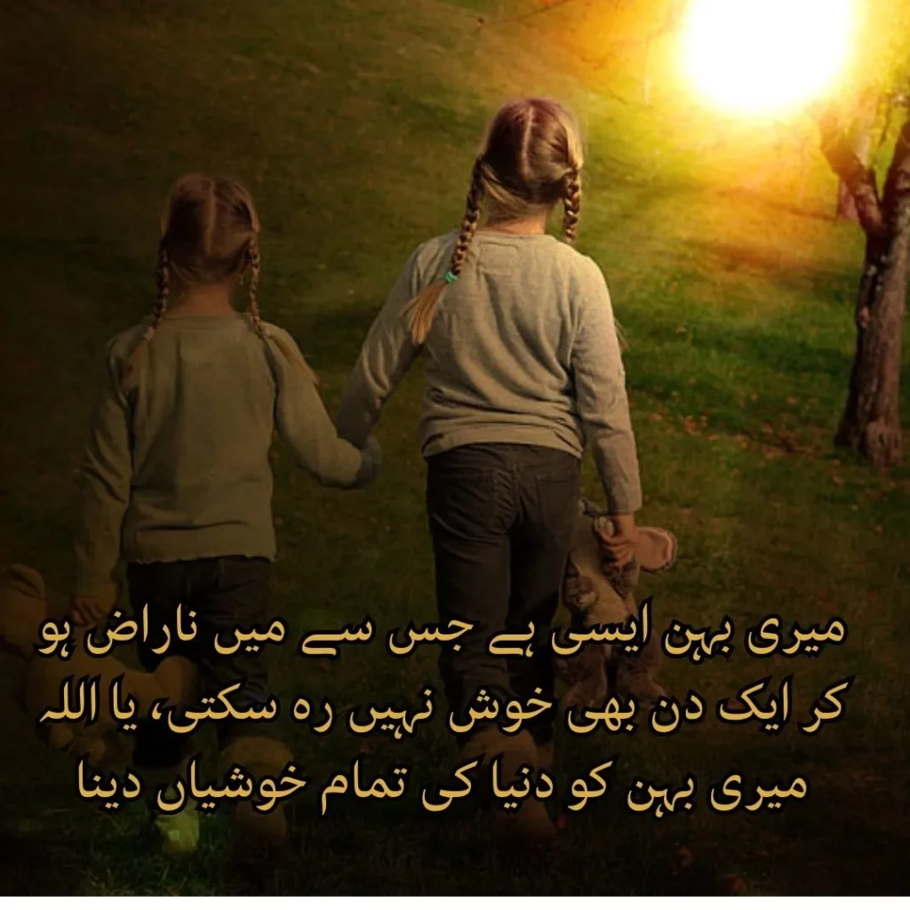 sister quotes in urdu